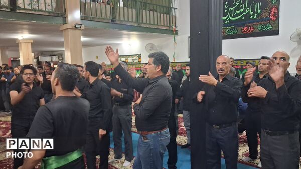 حضور نماینده شهرستان های بیرجند، درمیان و خوسف در مجلس شورای اسلامی در عزاداری  روستای حسن آباد