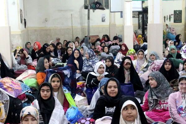 مراسم اعتکاف در مسجد الزهرا(س) قیامدشت