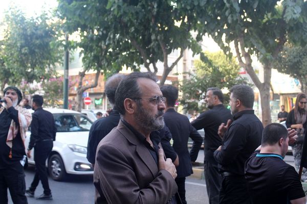 حرکت نمادین کاروان اسرای کربلا در فردیس