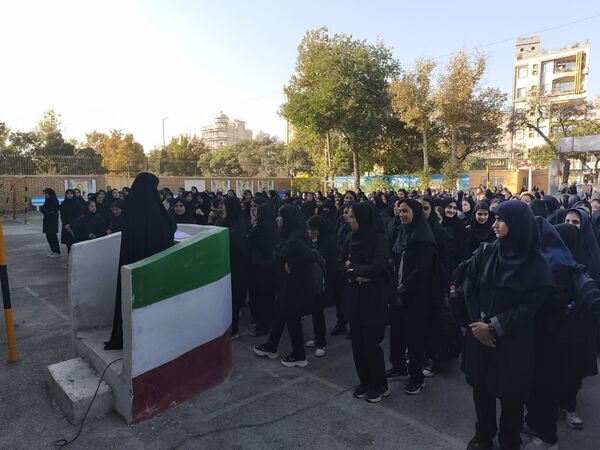 آیین بازگشایی مدارس در مدرسه ازرم مشهد 