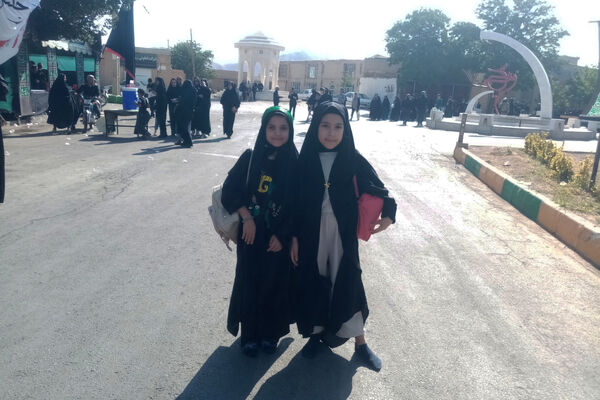 پیاده‌روی اربعین حسینی در شهرستان آباده 