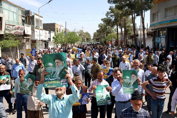 خشم گناباد در پی جنایات رژیم صهیونسیتی 