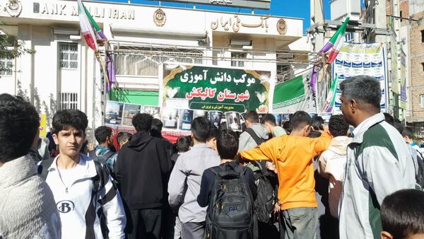 حضور پرشور مردم گالیکش در راهپیمایی 13 آبان