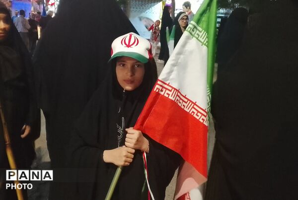 شب هفتاد و هشتم حضور شبانه در میدان جهاد شهر رشتخوار