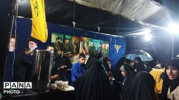 گذری بر موکب هلال سبز اهل بیت در بلوار فضل نیشابور 
