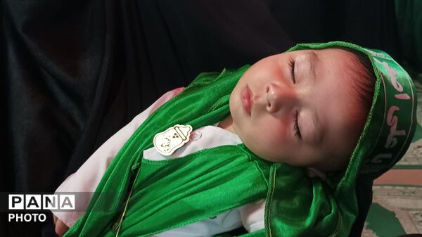 مراسم شیرخوارگان حسینی در مهدیه معلا شهر میلاجرد