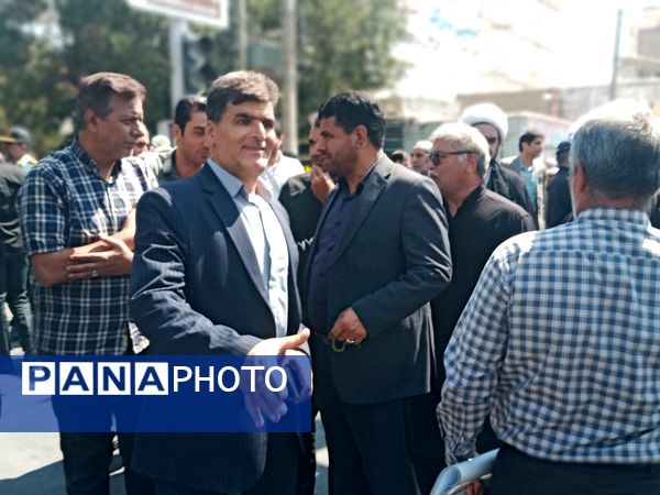 تشییع پیکر پرافتخار شهید علی اکبر صانعی جانباز ۷۰ درصد جنگ تحمیلی