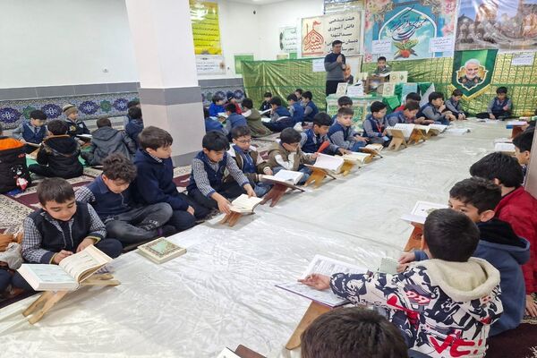 محافل انس با قرآن در ماه مهمانی خدا در مدارس بهبهان