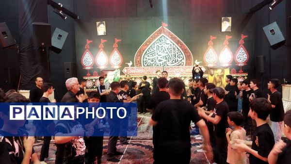 سوگواره احلی من العسل با حضور دانش آموزان اسلامشهری