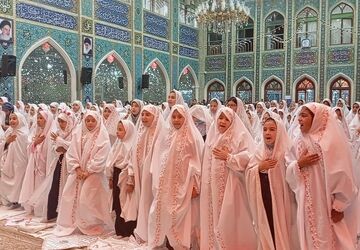 جشن تکلیف دختران دانش‌آموز شهرستان نیشابور
