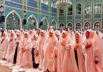 جشن تکلیف دختران دانش‌آموز شهرستان نیشابور