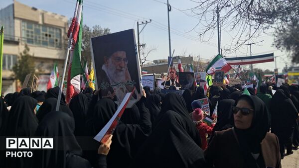 لبیک مردم شهرستان شیروان به رهبری با حضور باشکوه در راهپیمایی روز قدس