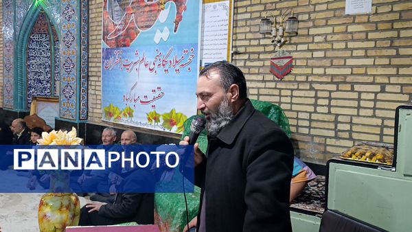 جشن ولادت امام عصر (عج)  در مسجد امام حسین شهر سفیددشت 