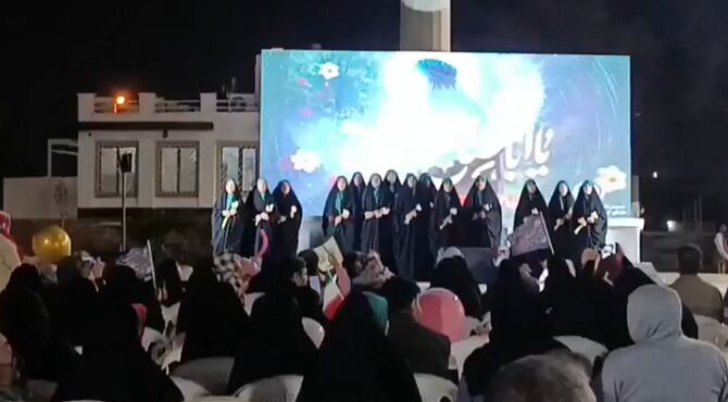 جشن باشکوه نیمه شعبان در میدان شهید رئیس‌علی دلواری بوشهر