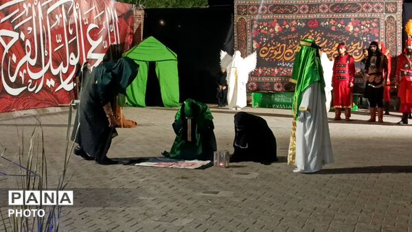 مراسم شبیه خوانی در میدان باغشمال تبریز