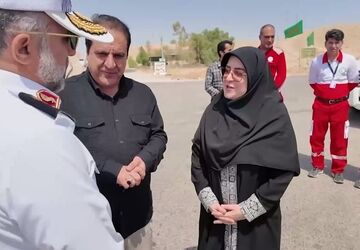 بازدید سخنگوی دولت از پایگاه امداد و نجات بیشه‌دراز