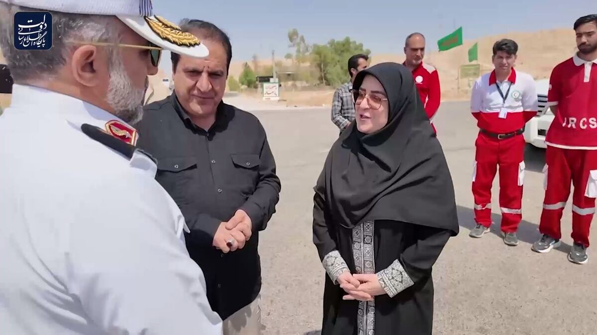 بازدید سخنگوی دولت از پایگاه امداد و نجات بیشه‌دراز