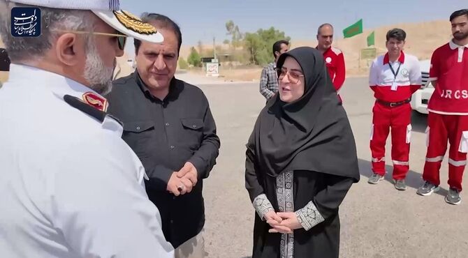 بازدید سخنگوی دولت از پایگاه امداد و نجات بیشه‌دراز
