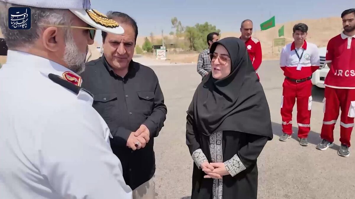 بازدید سخنگوی دولت از پایگاه امداد و نجات بیشه‌دراز
