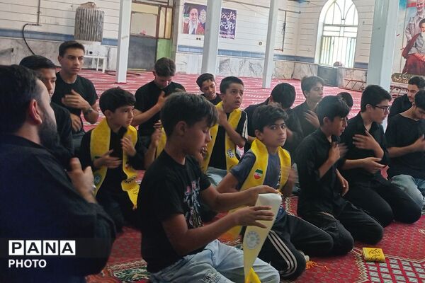 شور حسینی نوجوانان پیشتاز ارسنجانی در سوگواره «احلی من العسل»