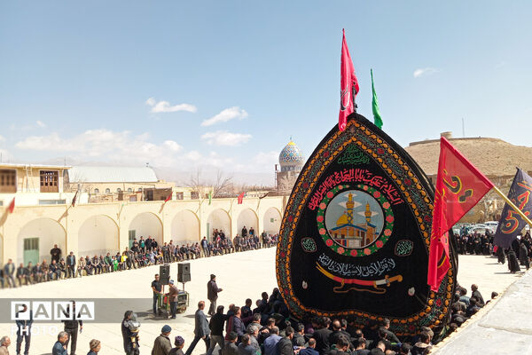 نخل‌برداری بنادکوک‌دیزه در سوگ امام علی (ع)