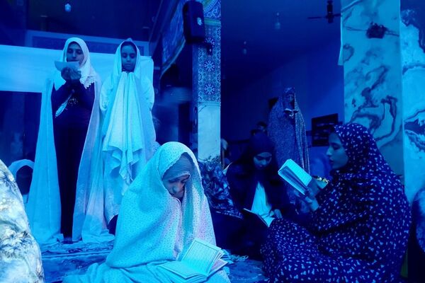 آیین معنوی اعتکاف در مسجد جامع بومهن