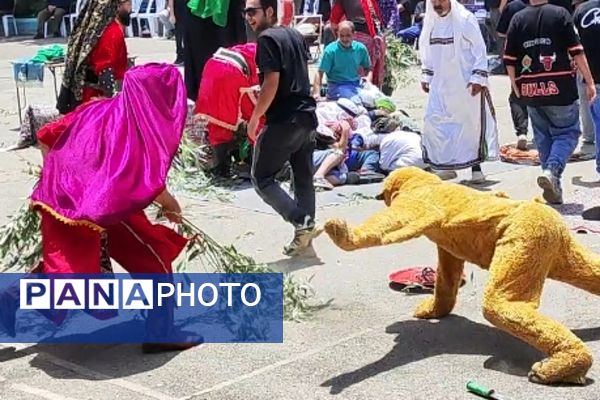 مراسم شبیه خوانی روز عاشورا در شهرستان طالقان