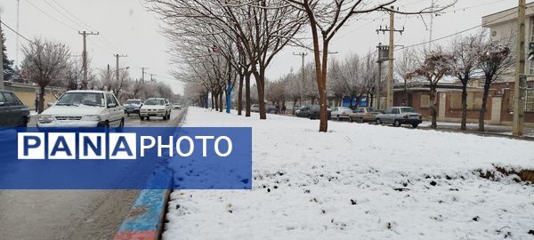 لردگان میزبان اولین برف زمستانی 