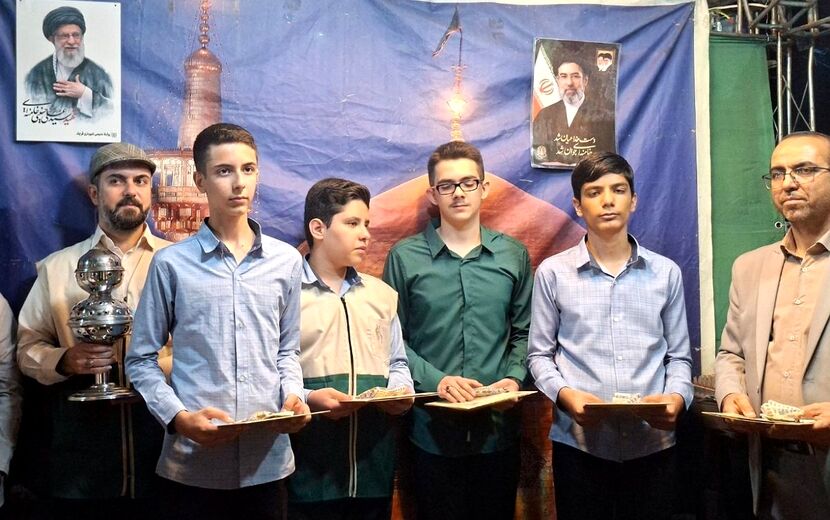 تجلیل از برترین‌های پرورشی مدرسه انصارالمهدی شهرستان قرچک
