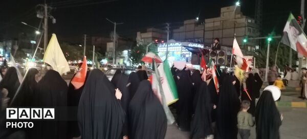 تجمعات شبانه مردمی در بلوار توس مشهد