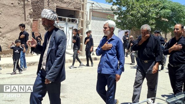 سنگان سیاه پوش محرم؛ وقتی کوچه‌ها به رنگ ماتم درمی‌آیند