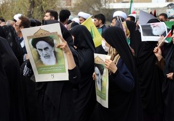 راهپیمایی روز قدس در شهرستان میاندوآب