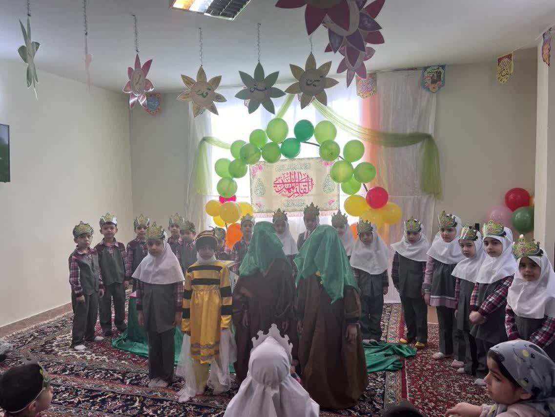 جشن قرآن در مهد شکوفه‌های نور درالقرآن حضرت زهرا (س) شیروان