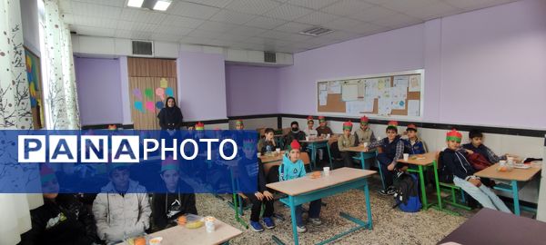 جشن یلدایی در مدرسه شهدای فرهنگی شهرستان شیروان