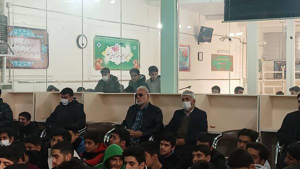 مراسم استقبال از شهید گمنام در دبیرستان شاهد ابوذر غفاری نیشابور 