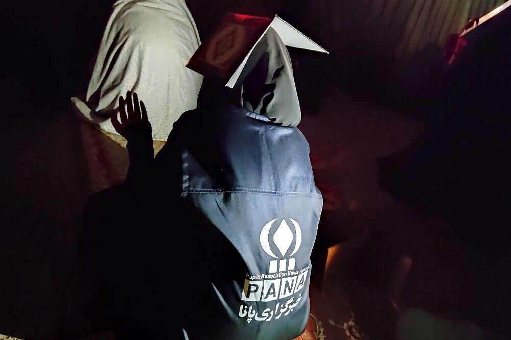 مراسم قرآن به سر در سومین شب قدرمسجد جامع شهر بار 