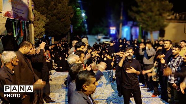 مارگون در شب چهارم محرم غرق در ماتم و عشق حسینی شد
