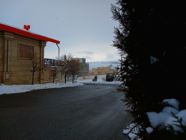 بارش برف آخرین ماه زمستان در آذربایجان شرقی