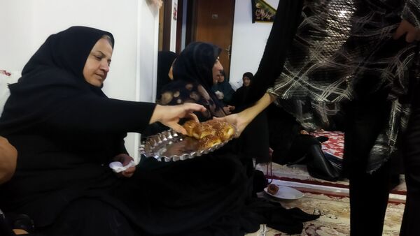 بر پایی روضه خانگی در قائمشهر