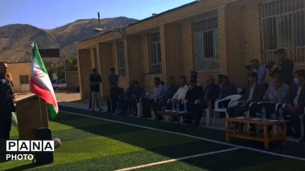 افتتاح زمین چمن مصنوعی در روستای ده‌کهنه‌روگر