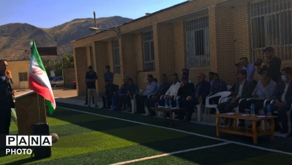 افتتاح زمین چمن مصنوعی در روستای ده‌کهنه‌روگر