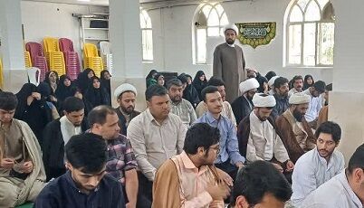 مراسم گرامیداشت هفته امور تربیتی در حوزه علمیه هشتگرد