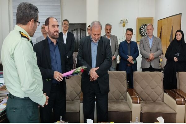 دیدار مدیرکل آموزش وپرورش اردبیل با فرمانده نیروی انتظامی استان 