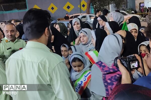تقدیر از زحمات نیروهای خدوم انتظامی در میدان شهرری 