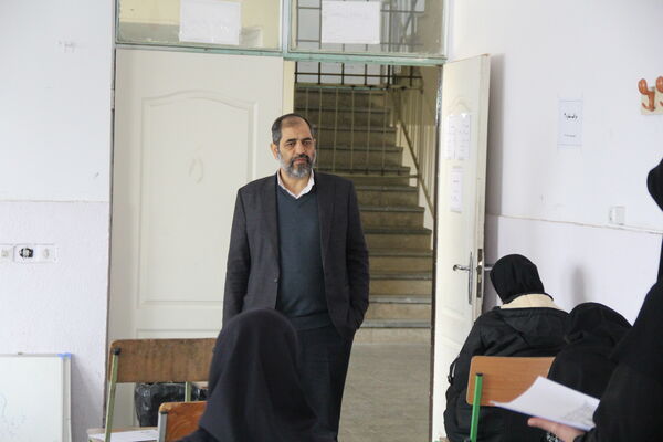 بازدید از برگزاری امتحانات دی ماه در شهرستان قدس