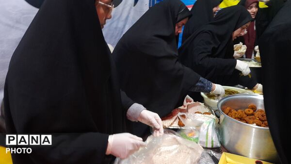 برپایی موکب اداره آموزش و پرورش ناحیه دو کرج در قرار شبانه