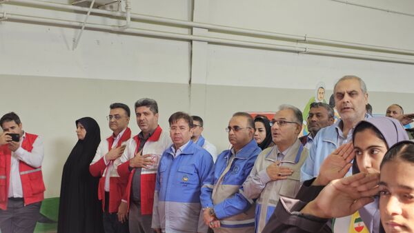 برگزاری مراسم متمرکز مانور زلزله و ایمنی مدارس در سرخنکلاته