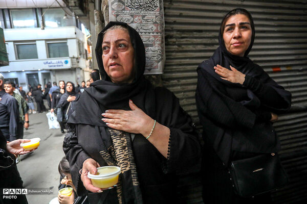 عزاداری تاسوعای حسینی در بازار تهران
