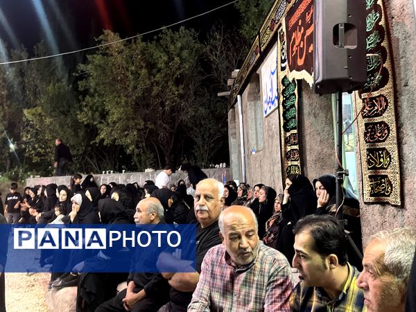 عزاداری دلسوختگان حسینی در روستای کرسگان