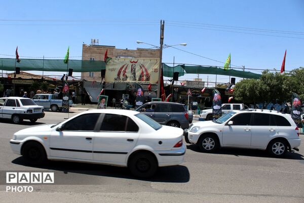 موکب‌های فاروج، میزبان زائران بدرقه رهبر شهید در مسیر مشهد